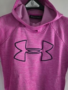 Under Armour Girls' Pink Fleece-Lined Women's Hoodie